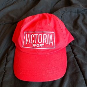 Red Victoria Secret Sport hat